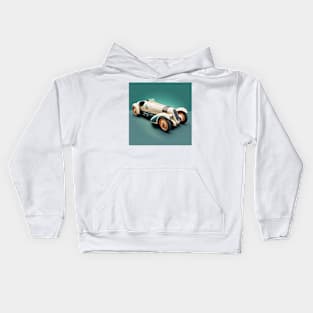 Art Deco Style Racing Car Kids Hoodie